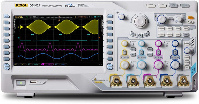 200 MHz Digital Oscilloscope with 4 channels, 4GS/s, 140Mpoint memory | 200 MHz bandwidth | 4 GSa/s sample rate | 4 Analog channels available | 140 million memory points, standard