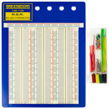 Load image into Gallery viewer, Solderless Breadboard 2390 Tie Points 4 Binding Posts, Includes 140 Jumper Wires
