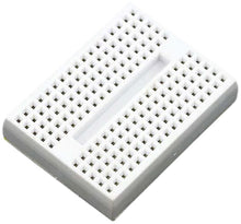 Load image into Gallery viewer, White Mini Solderless Breadboard, 170 Tie Points, 1.8&quot; x 1.4&quot;
