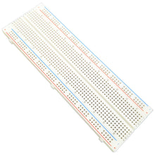 Load image into Gallery viewer, Premium Solderless Breadboard, 830 Tie Points, 6.5&quot; x 2.1&quot;, RoHS Compliant
