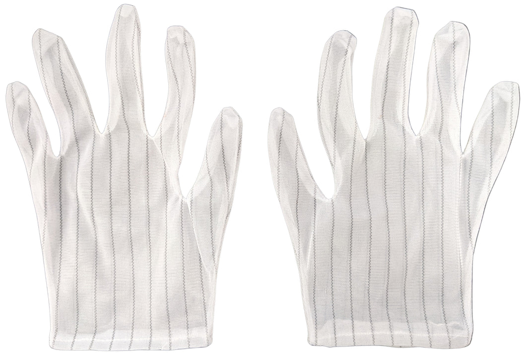 ESD Anti-Static Gloves (Pair), Polyester Filament with Woven Conductive Yarn