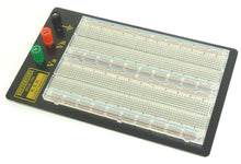Load image into Gallery viewer, Premium Solderless Clear Breadboard with 1,660 Tie Points and 3 Binding Posts, 8.7&quot; x 5.9&quot;
