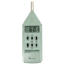 Load image into Gallery viewer, Frequency and time weighting meet IEC651 type 1 | 30 to 130db, 3 ranges | Max. hold, data hold | AC out | Internal 94db calbration

