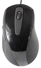 Load image into Gallery viewer, 5 Button Scrolling USB Wired Optical Mouse, 1000 DPI - Black
