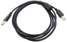 Load image into Gallery viewer, 6-Feet USB 2.0 A Male to B Male 28/24AWG Cable, Black
