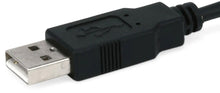Load image into Gallery viewer, USB Type-A to Micro Type-B 2.0 Cable - 5-Pin, 28/28AWG, Black, 1.5ft
