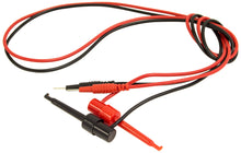 Load image into Gallery viewer, 36-inch Minigrabber IC Hook to Male Pin for Breadboard, Includes 1 Red and 1 Black Lead
