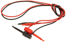 Load image into Gallery viewer, 24&quot; Pin of Breadboard to Minigrabber Clip Set, Includes 1 Red and 1 Black Lead
