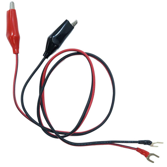 Alligator to Spade Lugs Cable Set with 1 Red and 1 Black Lead, 26