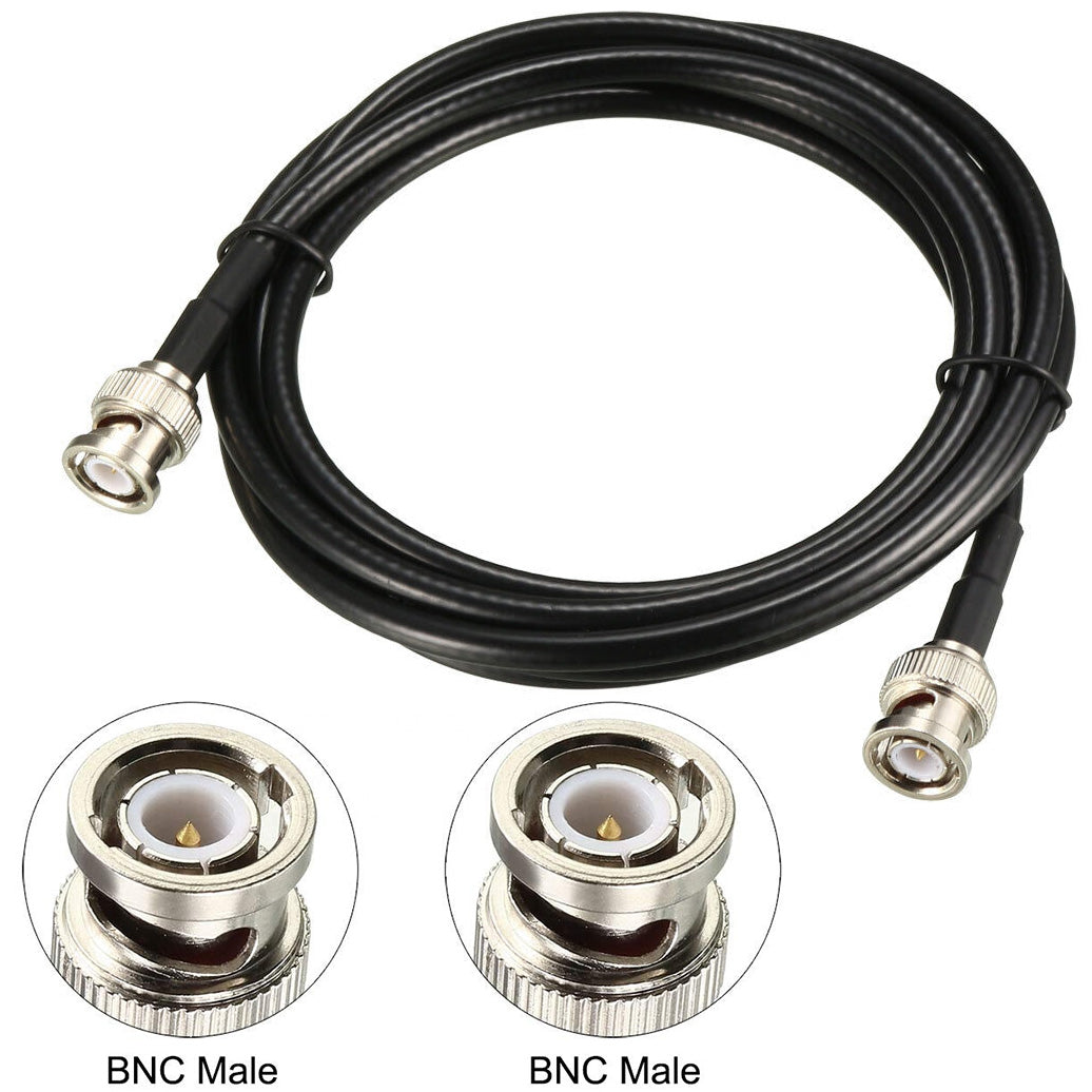 6 Foot BNC Cable, Male to Male, 50 Ohm Impedance