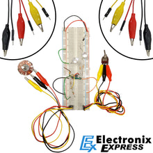 Load image into Gallery viewer, Solderless Breadboard Cable Kit - Includes BNC, Banana, Alligator, and Wall Adapter to Pin Test Leads
