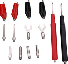 Load image into Gallery viewer, Universal Test Lead Kit with Probes, Alligator Clips, Banana Plugs, Ring Tongues
