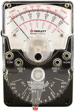 Load image into Gallery viewer, 18 ranges and functions including AC/DC Voltage Measurement to 600V with polarity reversing switch electrically reverses the test lead connections | Drop resistant, high impact case and fused resistance ranges | Diode Overload Protection against damage to the meter movements caused by accidental overloads | Single selector switch allows you to switch easily from range to range and function to function | Compact voltmeter with three defined, easy-to-read scale areas
