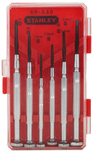 Load image into Gallery viewer, Stanley 6 Piece Jeweler&#39;s Precision Screwdriver Set (66-039)
