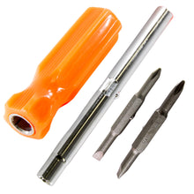 Load image into Gallery viewer, 6-in-1 Screwdriver - Slotted: 3/16&quot;, 1/4&quot; - Phillip: #1, #2 - Nut Driver: 1/4&quot;, 5/16&quot;
