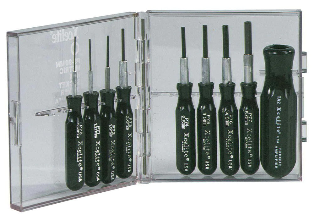 Xcelite 9Piece Compact Screwdriver Set with Hex Socket Screwdrivers i SciencePurchase