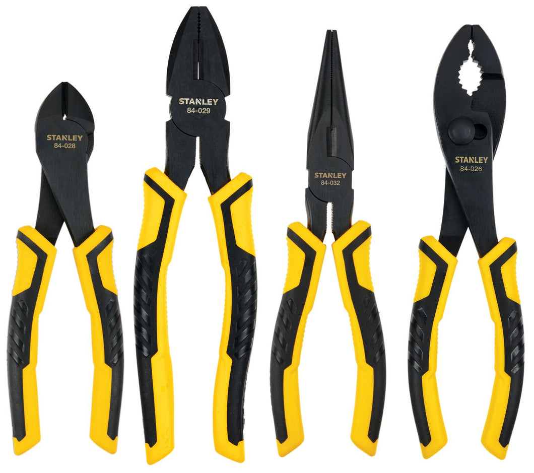 STANLEY 4 Piece Plier Set - Includes 7