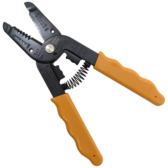7-in-1 Hand Tool for 22-30 AWG Wire - Stripper, Cutter, Pliers, Wire Loop, Crimper
