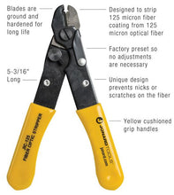 Load image into Gallery viewer, Jonard Tools Fiber Optic Stripper, 5&quot; Length (JIC-125)
