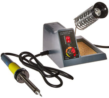 Load image into Gallery viewer, Variable Temperature Soldering Station, 5 to 40 Watt, Includes Iron with 1.5 mm Pointed Tip and Cleaning Sponge
