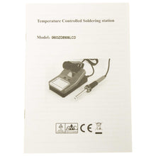 Load image into Gallery viewer, 48W Temperature Adjustable Soldering Station with LCD Display - ESD Safe
