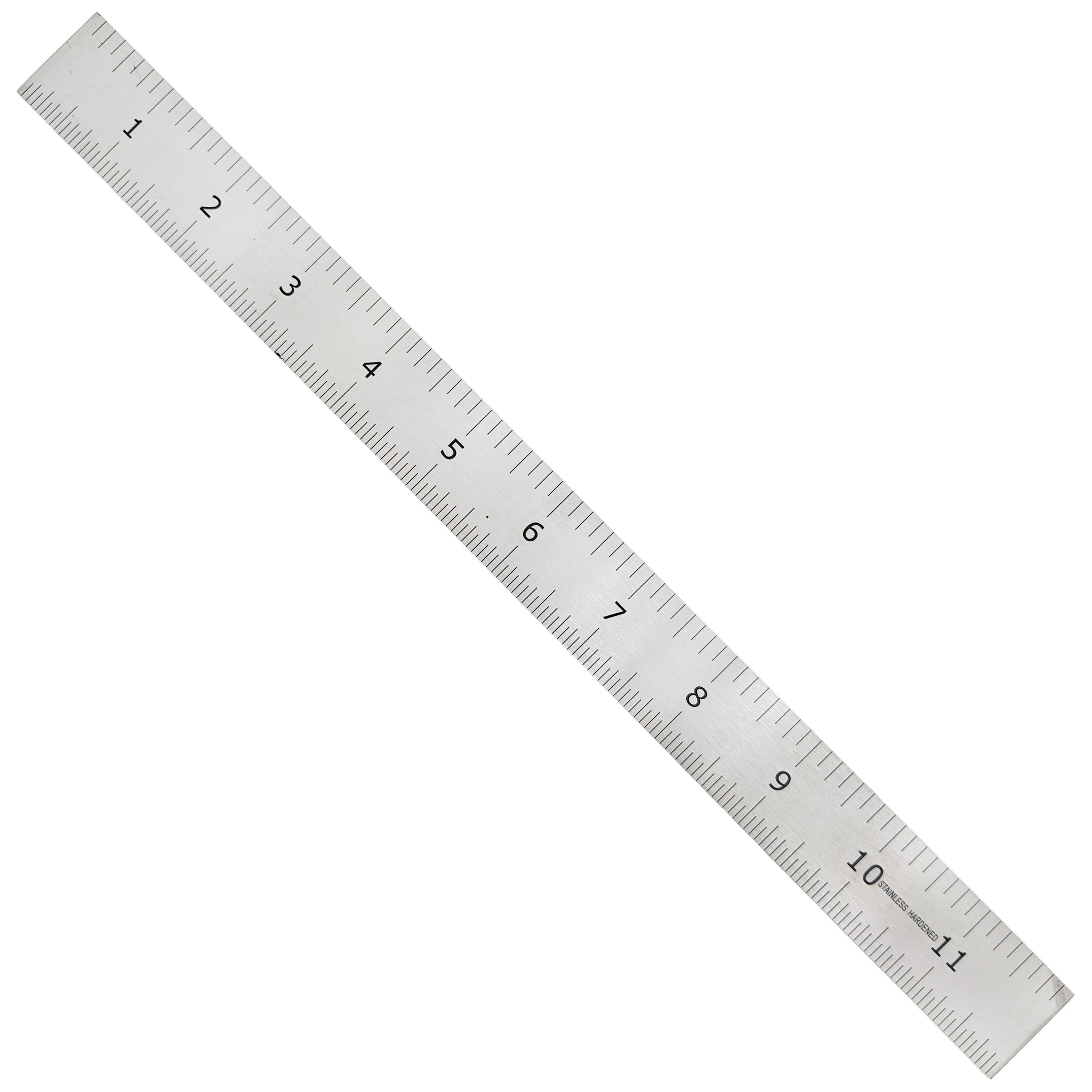 12-Inch Stainless Steel Precision Ruler with 1/8, 1/16, 1/32