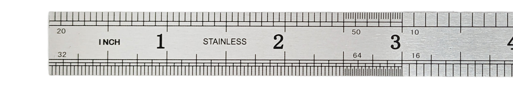 6β Mini Double-Sided Ruler, SAE and Metric, 1/64