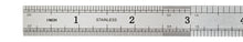 Load image into Gallery viewer, 6” Mini Double-Sided Ruler, SAE and Metric, 1/64&quot; and 1mm Increments
