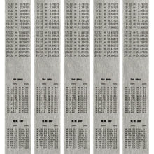 Load image into Gallery viewer, 5 Pack Stainless Steel 12&quot; / 30cm Rulers - Imperial Inches and Metric Millimeters
