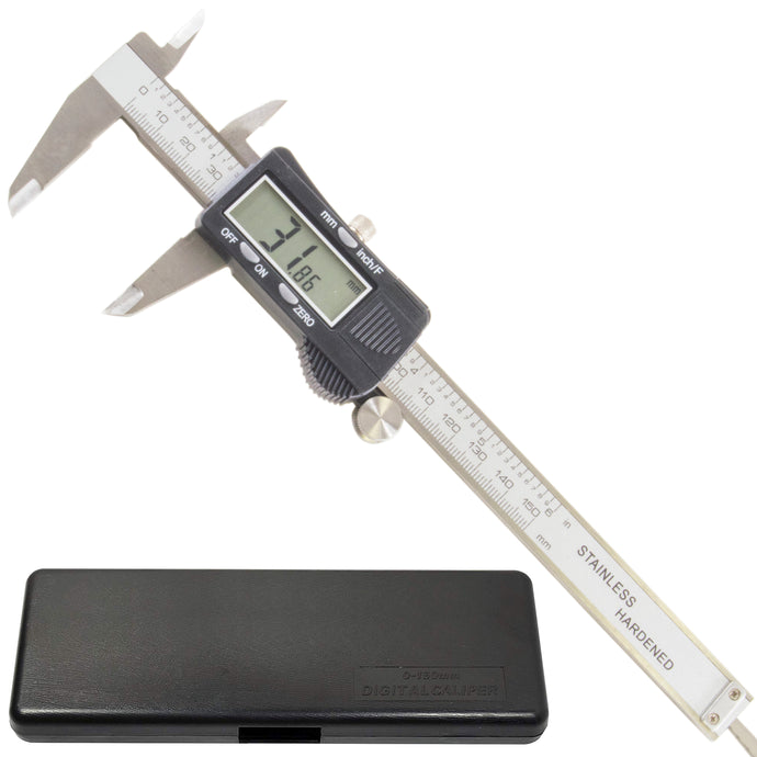 3-in-1 LCD Digital Vernier Caliper 1-6 inches, 0-150 mm