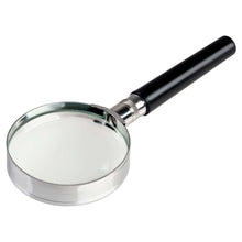 Load image into Gallery viewer, Magnifying Glass 3X Magnification, 2 Inch Diameter with Black Plastic Handle (7-1012)
