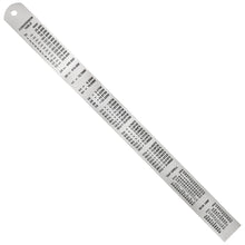 Load image into Gallery viewer, Enkay 12-Inch / 30cm Steel Ruler with 1/8&quot;, 1/16&quot;, 1/32&quot;, and 1/64&quot; Markings (769-C)
