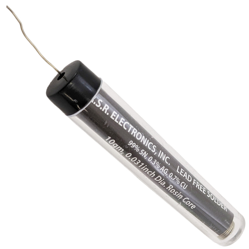 10 Grams Rosin Core Lead-Free Solder, 0.031