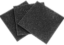 Load image into Gallery viewer, 3 Pack 5.1&quot; x 5.1&quot; Replacement Activated Carbon Filters for 0608ZD153 and 0608ZDCLMP
