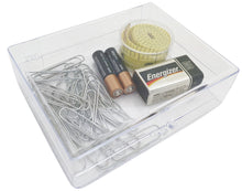 Load image into Gallery viewer, Small Clear Plastic Box, Rigid Hinged Polystyrene - 4⅝ × 3½ × 1¼&quot;
