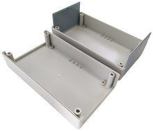 Load image into Gallery viewer, Grey Project Box Enclosure with Lid and Screws, 7.7&quot; x 4.3&quot; x 3&quot;
