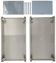 Load image into Gallery viewer, Grey Project Box Enclosure with Lid and Screws, 7.7&quot; x 4.3&quot; x 3&quot;
