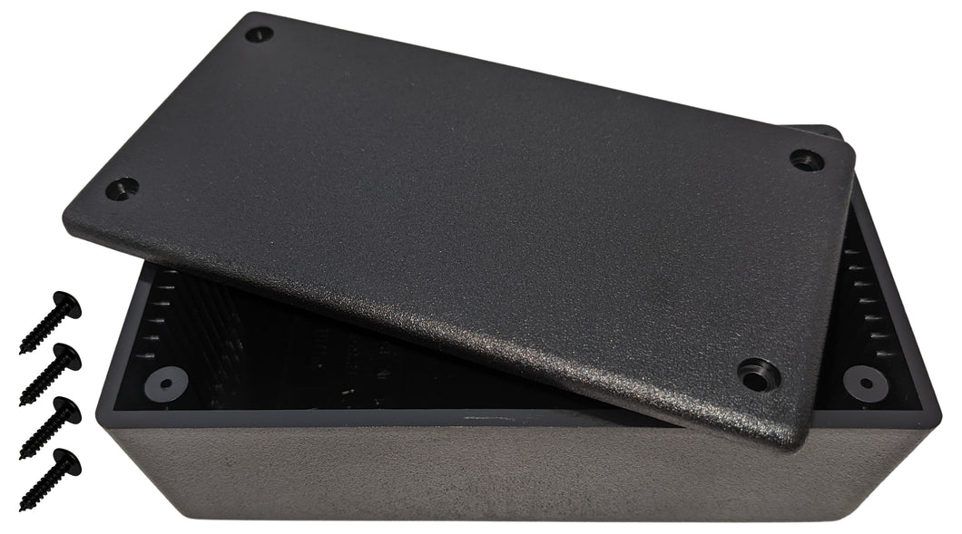 ABS Plastic Electronic Project Box with 4 Screws and Lid, 4.9