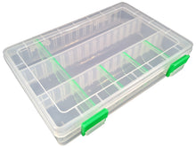 Load image into Gallery viewer, Small Parts Storage Box with 6 Removable Dividers, 8&quot; x 5.3&quot; x 1.5&quot;, RoHS
