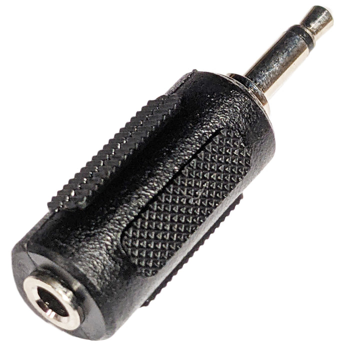 Stereo to Mono Mini Plug Adapter - Female to Male