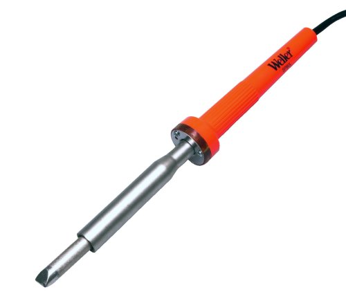 Indicator light allows you to instantly see that the iron is on. | Includes MTG20 replaceable iron-plated copper tip. | Stainless steel barrel and heat and impact resistant handle. | Solder iron rest included. | 