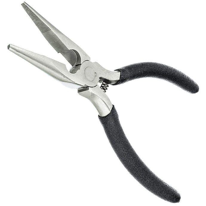 Serrated jaws | Return spring | Built-in side cutter | Cushion grip handles | Drop forged Chrome Vanadium Steel construction