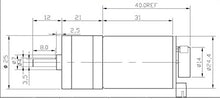 Load image into Gallery viewer, DFRobot Metal DC Geared Motor w/Encoder - 6V 210RPM 10Kg. cm (FIT0521)
