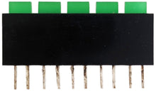 Load image into Gallery viewer, 5 Bar Green LED Array, 10 Pins - 33mm x 4.9mm x 14mm
