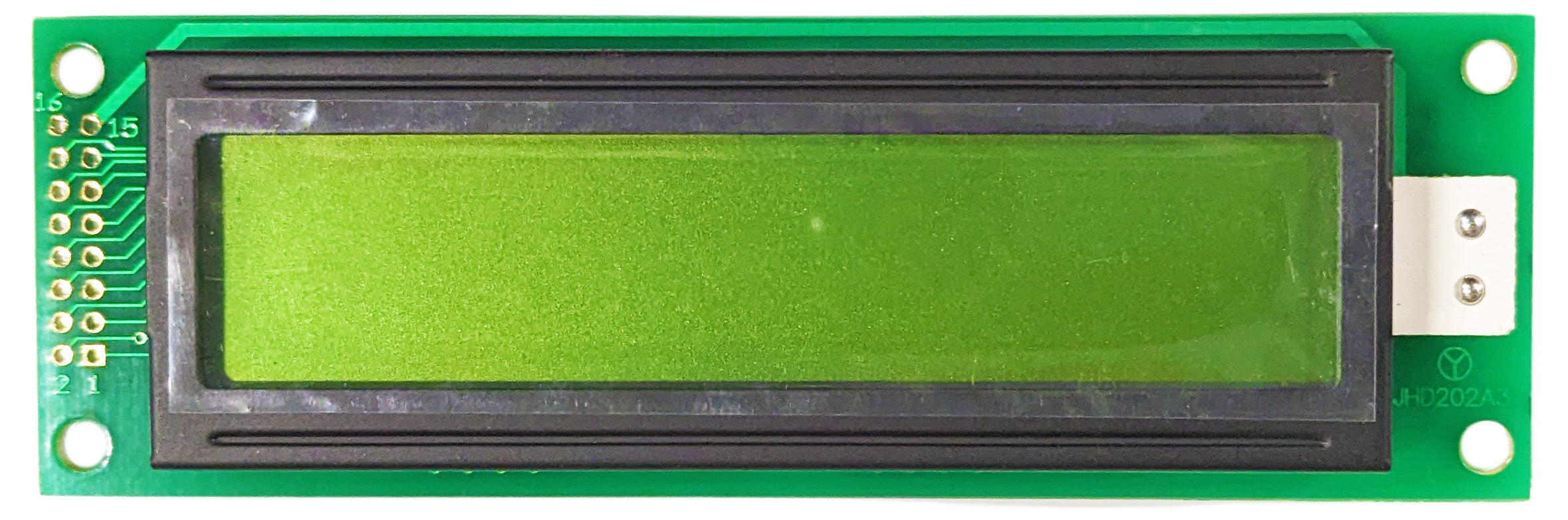 20x2 Dot Matrix Backlit LCD Module with Driver & Controller, Measures ...