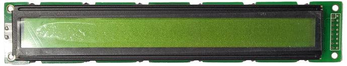 LCD Module, Display Format 40x2mm, Character Size: 3.20x8.20mm