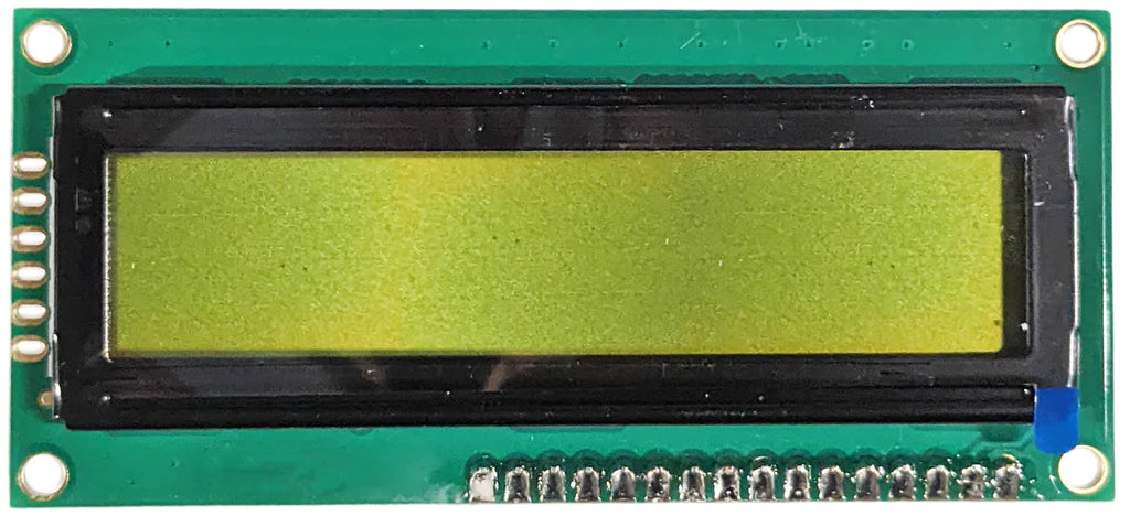 16x2 Dot Matrix LCD Module with Header Pins, Includes Driver & Controller, Measures 80x36x9.5mm