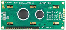 Load image into Gallery viewer, 16x2 Dot Matrix Backlit LCD Module with Header Pins, Includes Driver &amp; Controller, Measures 80x36x9.5mm (JHD162A)
