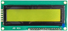 Load image into Gallery viewer, 16x2 Dot Matrix Backlit LCD Module with Header Pins, Includes Driver &amp; Controller, Measures 80x36x9.5mm (JHD162A)
