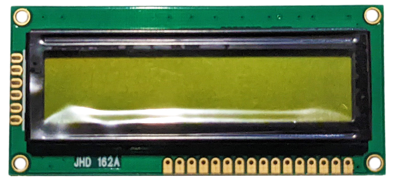 16x2 Dot Matrix LCD Module with Driver & Controller, Measures 80x36x9 ...